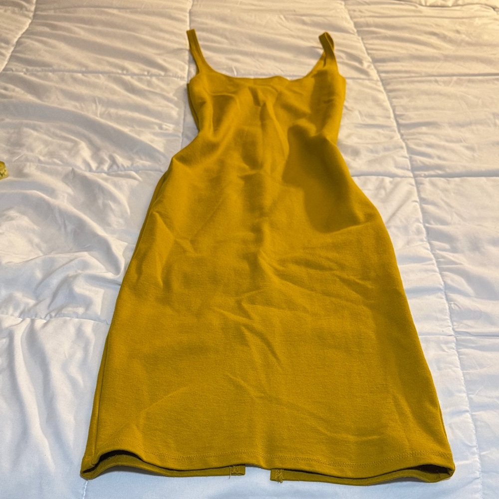 Forever 21 Mustard Mini Dress